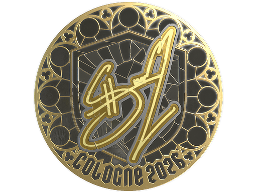 Sticker | siuhy (Gold) | Cologne 2026