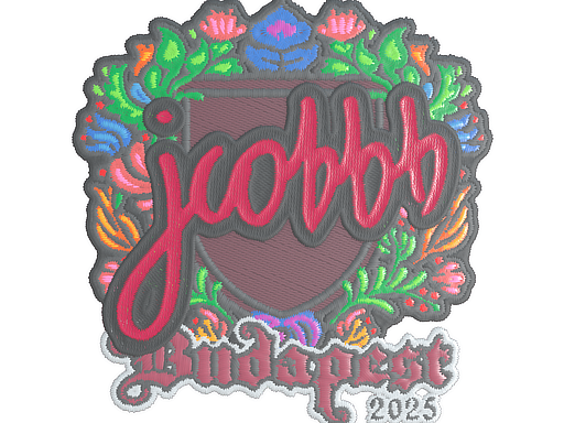 Sticker | jcobbb (Embroidered) | Budapest 2025