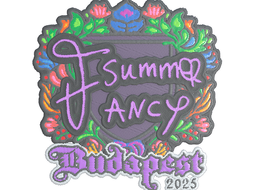 Sticker | Summer (Embroidered) | Budapest 2025